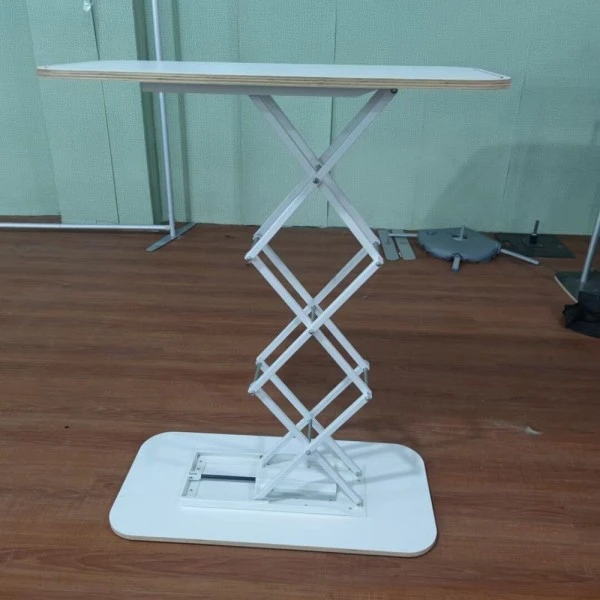 Rechteckige anhebbare Theke