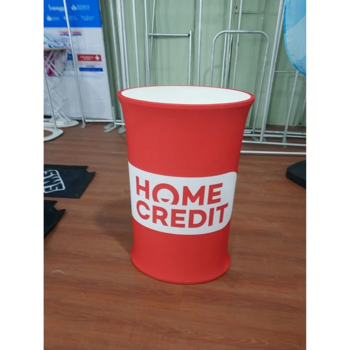 Runde tragbare Theke